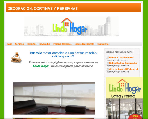 Decoración, Cortinas y Persinas - Lindo Hogar Panamá