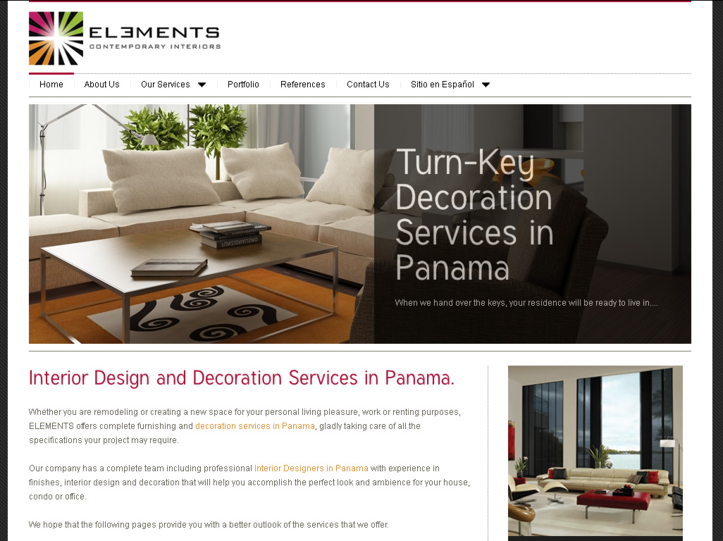 Diseño de Interiores en Panamá - Elements